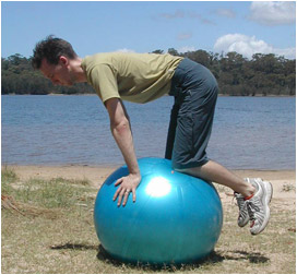Ball Exercise Core Stability Spine